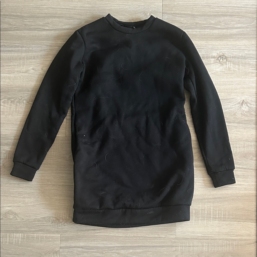 Women’s Black Mini Sweater Dress